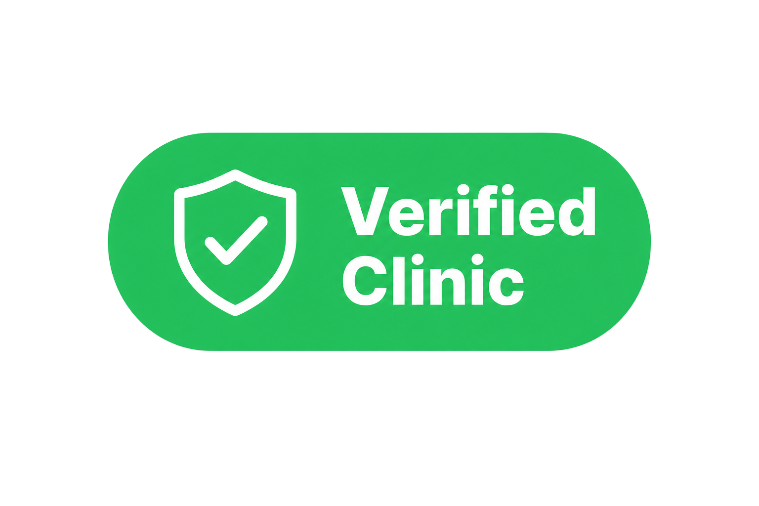 Verified fertility clinic badge